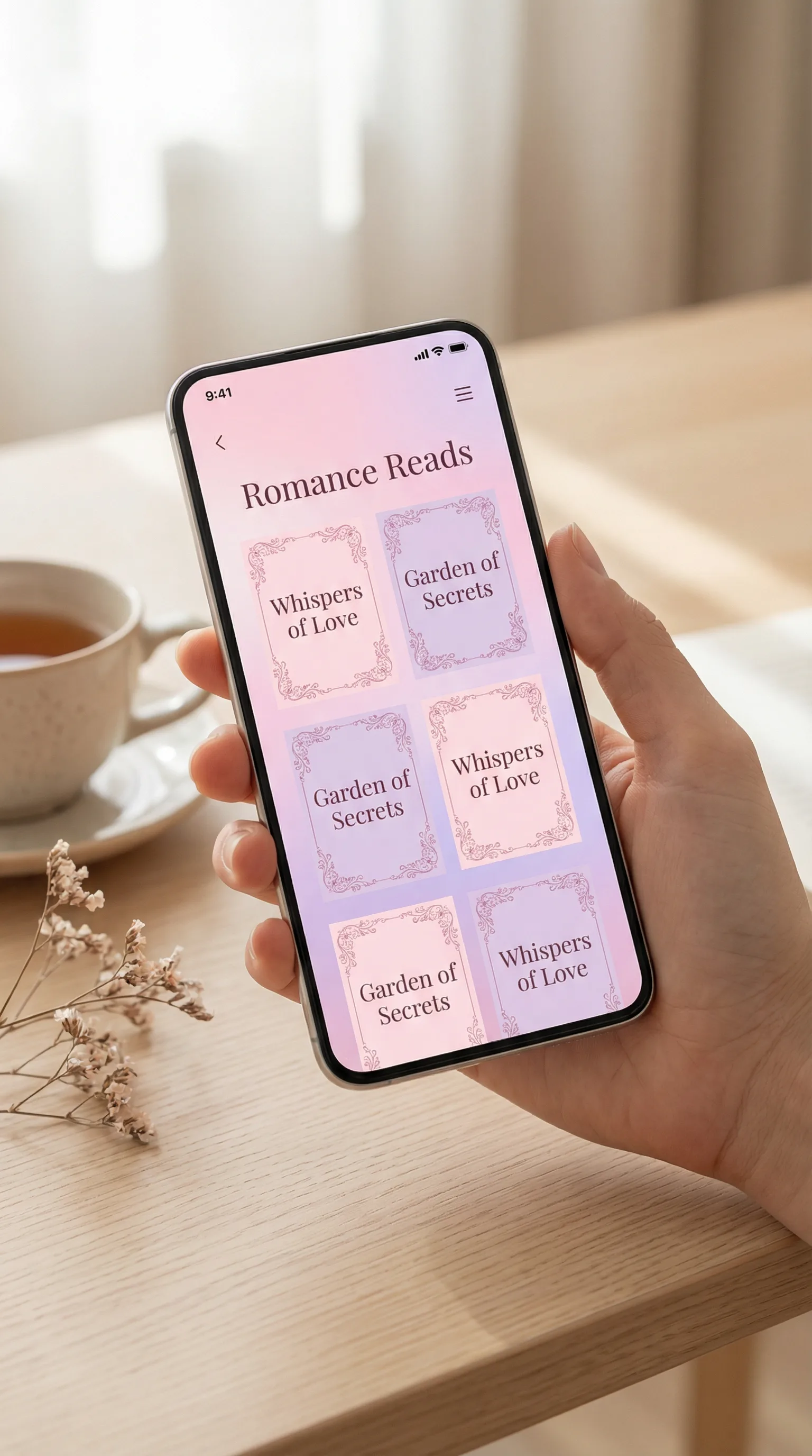 女性向视频 移动端APP界面展示